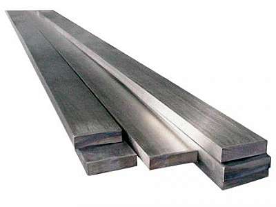 Barra retangular de aluminio