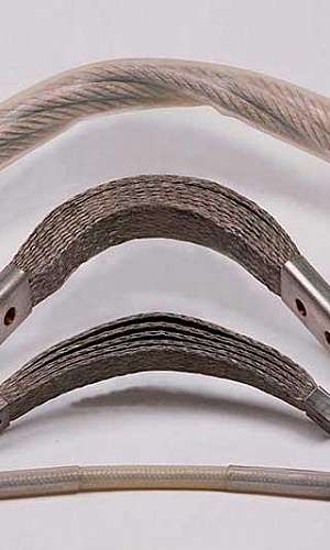 Cordoalha chata flexível de cobre