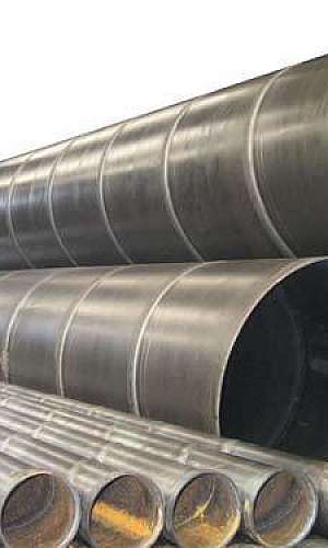 Tubo aço carbono com costura helicoidal Tubo aço carbono com costura helicoidal