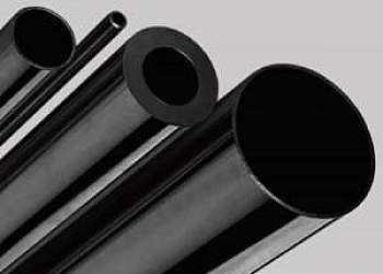 Tubo de aço carbono preto com costura