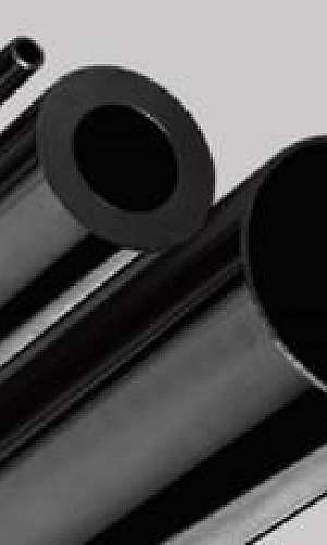 Tubo de aço carbono preto com costura Tubo de aço carbono preto com costura