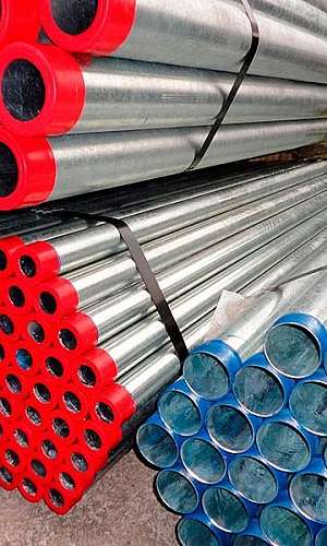 Tubo de ferro galvanizado para incêndio Tubo de ferro galvanizado para incêndio