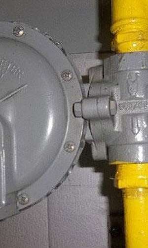 Válvula reguladora de pressão linha de gás